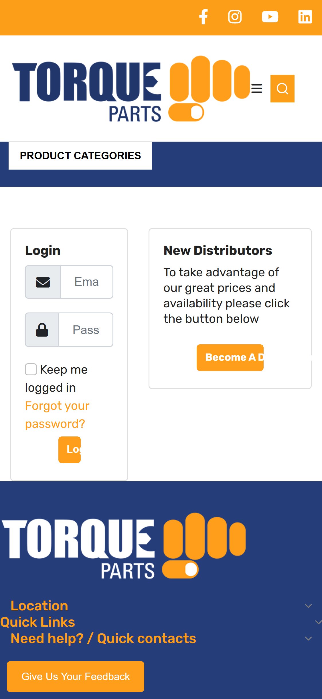 Torque Parts — Mobile
