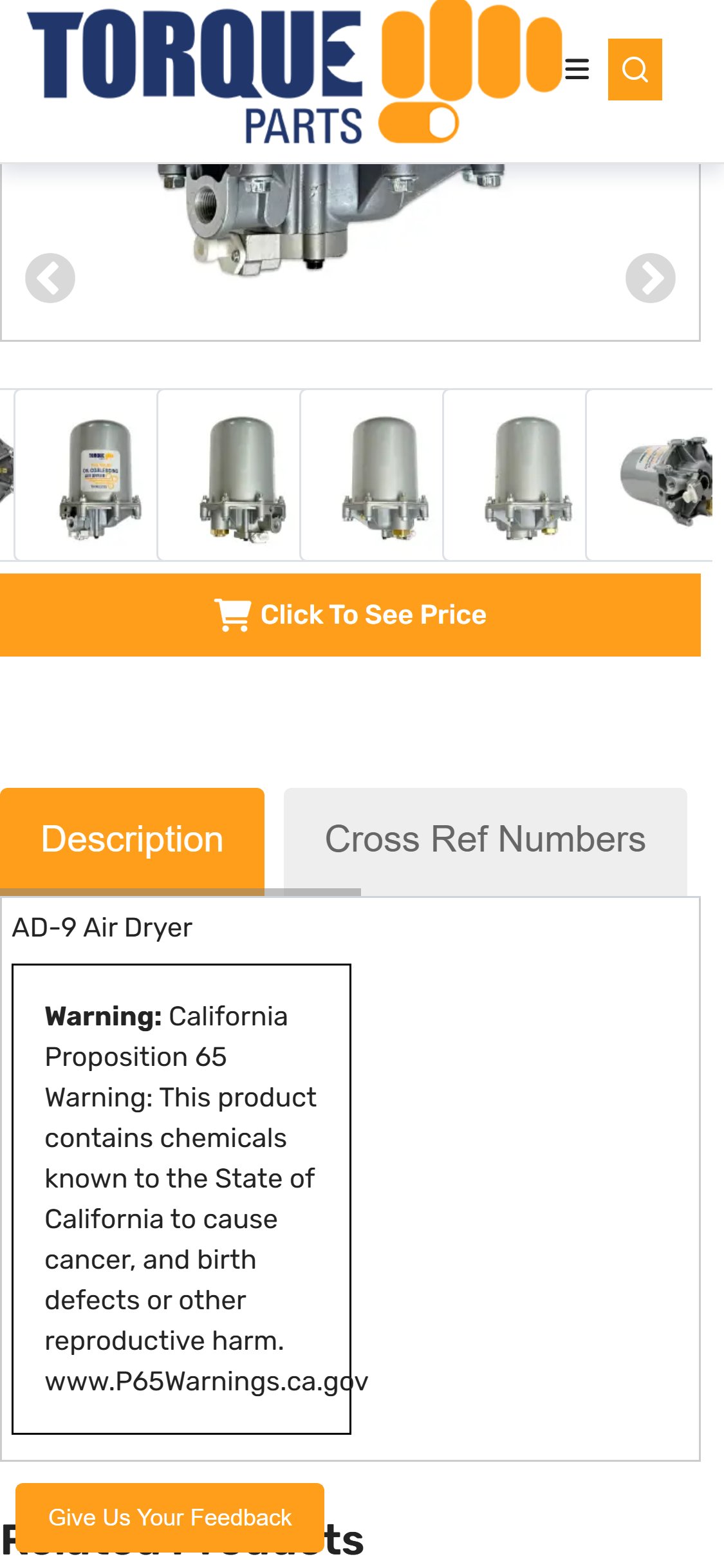 Torque Parts — Mobile